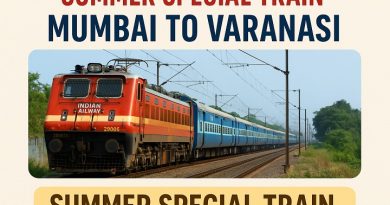 Summer Special Train Mumbai to Varanasi